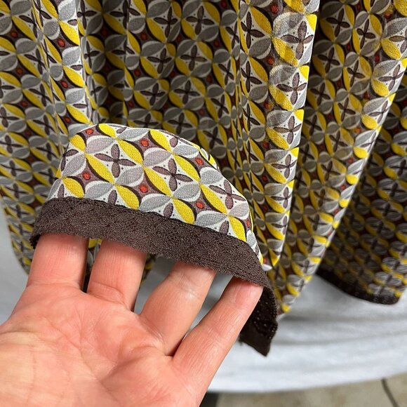 In Loom Maxi Dress Womens M Empire Waist Flutter Sleeves Lace Prairie Cottage - Picture 7 of 16